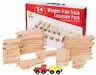 1 None Usa Toyz Wooden Train Tracks Set Pc 641871785124