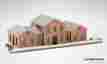 108131 Brick Train Station Torrnstein Archistories Z Scale Railway Building Kit New 0ship