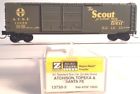 13730-2 Line Mtl Box Car Double Doors Santa Scout