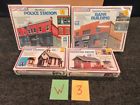1382 1381 1350 Life Like Model Train Ho Scale Bank Police Town Church