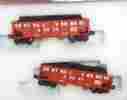 2036 Hopper Uncle Will S Full Throttle Z Scale Wills 33 Open 2 Pack Central Vermont Railway Nib
