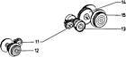 264260 Marklin Geared Wheel For 8802