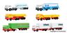 36980 Kibri New Scale Six Different Trucks Semi Tractors Trailers Kit