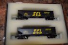 4023-1 Full Throttle Scale Seaboard Coast Line Offset Hoppers Set Ft