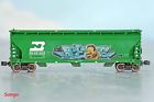 481689 American Line Azl Scale Gauge Burlington Northern Weathered Acf Hopper 481689 American Line Azl Scale Gauge Burlington Northern Weathered Acf Hopper