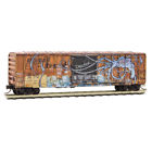 510 44 013 Line Scale Railbox Rib Side Box Car Graffiti 695140066544