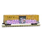 510 44 224 Line Scale Railbox Rib Side Box Car Graffiti 695140066162