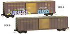 51044140 Microtrains Norfolk Southern Weathered Graffitti Car Set 695140052998