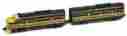 554a-554b 62909-2 American Z Line Azl D Rgw F3 A-b Scale Locomotive Set Both Powered