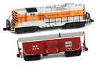 62006 62008 Western Azl Free Ships Caboose Scale Pacific Locomotive Gp-7