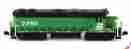 62502-1 62502-2 Azl Z Scale Gp38-2 Burlington Northern Cab 2109