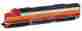 62602-4 American Z Line Azl Southern Pacific Daylight E-8 A Scale Locomotive Road 6054