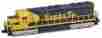 63200-2 American Z Line Azl Scale At Sf Santa Fe Sd45 Locomotive Road Number 5536