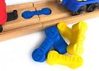 670221356677 Trainlab Dog Bone Connector For Wooden Railway Brio