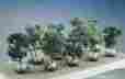 71423 Waiting Benches With Planters Trees Luetke Modellbahn Z Scale Set Of 9 W And Kit New Usa Dealer