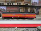 71647 American Line Azl Led Illuminated Heavyweight Baggage Car Sp Daylight