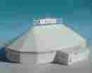 73228 Oval Circus Tent Luetke Modellbahn Z Scale Big Top Scenery Kit New