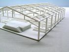 73230 Luetke Scale Modellbahn Large Fairground Tent Structure Benches Kit