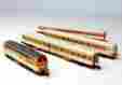 8107 M Rklin Marklin Z-scale Db City Bahn Commuter Train Led Light Wine Glass