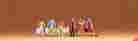88515 Preiser Z Scale Gauge 6 Shoppers People Shopping Figures