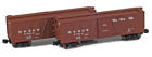 903181-1 American Line Azl Scale Rgw Outside Braced Box Car Pack