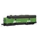 98001252 980 01 252 Line Burlington Northern Locomotive Mtl Road 695140053131 98001252 980 01 252 Line Burlington Northern Locomotive Mtl Road 695140053131