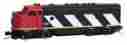 98001191 Micro-trains Line Mtl Z Scale Locomotive Canadian National F7a Road 9165