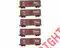 994-00-077 Micro-trains Line Mtl 994 00 077 Z Scale At Sf Slogan 5 Car Runner Pack