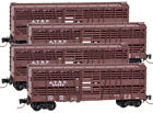 99400085 Line Mtl Stock Cars Atchison Topeka Santa 695140056583