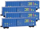 99400093 Line Mtl Box Cars Golden West Runner 695140058921