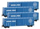 99400098 Line Mtl Box Cars Pan Am Globe Logo 695140060887 99400098 Line Mtl Box Cars Pan Am Globe Logo 695140060887