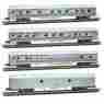 99401150 Micro-trains Line Mtl Z Atsf Passenger Car Four Pack Scale Trains 695140059188