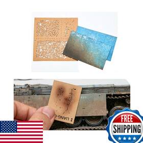 Acxico B08jhzwswp 1set Diy Decoration Weathering Airbrush Stencils Tools For 1/35 1/48