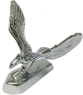 Adfljk 6975091037683 3 Pcs 3d Emblem Eagle Auto Car Front Cover Chrome Hood Ornament Sticker Badge B