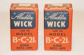 B-c-21c Aladdin Industries Inc. Nashville Tenn. Vintage Wick For Models Mantle Lamp Burners And Blue Flame Heater