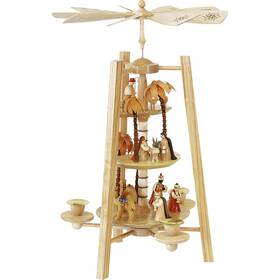 15918 Alexander Taron Pyrmd-nativity 3-tier Each