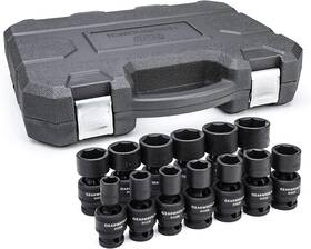 84938n Apex Tool Group Gearwrench 13 Pc. 1/2 Inch Drive 6 Pt. Standard Universal Impact Socket