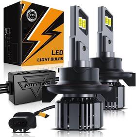 Ap15-h13  Auxbeam Light F15 Series H13 Powersports 20000lm 600% Brighter 6500k 9008