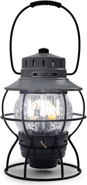 Liv-282 Barebones Living New Railroad Lantern Slate Gray