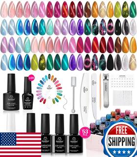 Beetles Gel Polish B0d2mfcjqh Cat Eye Nail Set - 36 Colors Gift Spree Red Purple Brown Gree