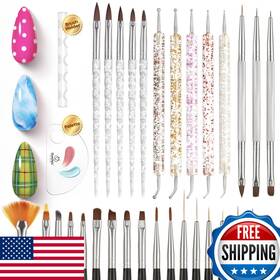 Beetles Gel Polish B0dhgt4fg4 31pcs Nail Art Brushes Dotting Tools Pens