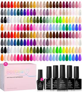 B0dttcy18s Beetles Gel Polish Nail Set - Chroma Dreams 100 Colors Kit Pink Blue Ora
