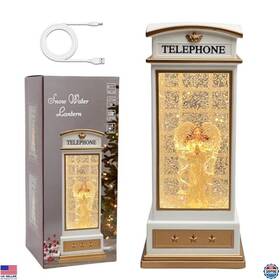 Dhtsd88 Brand Eightown Angel-themed Christmas Snow Globe Lantern - Usb/battery Musical Box With Lights