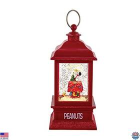 Brand Peanuts Pn5221 9-inch Illuminated Musical Water Lantern - Battery-operated Delight