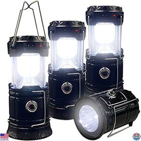Xt00496 Brand Xtauto Collapsible Portable Led Camping Lantern Lightweight Waterproof Solar Usb