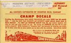 Champl176 Champ Decals Scale Modern Gothic Black Letter Number Champl176 Champ Decals Scale Modern Gothic Black Letter Number