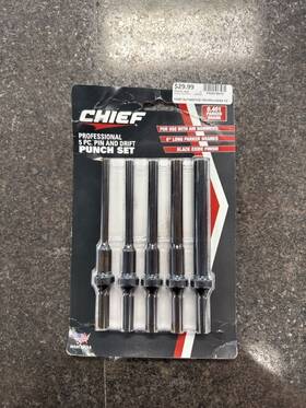 Ps2018470 Chief Automotive Technologies 59494 Professional 5pc. Pin And Drift Punch Set Ch5ps