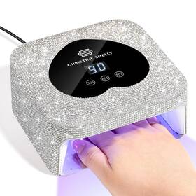 Christine Shelly B0fft9zx1c Uv Nail Lamp Light For Gel Nails 48w Plug-in Mini Diamond