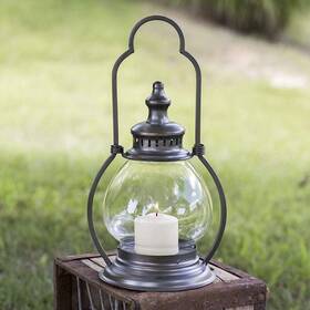 550084 Ctw Home Collection Small Gunmetal Steeple Lantern