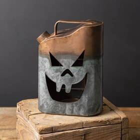 Ctw Home Collection 801106195764 Jack-oft-lantern Gas Can Luminary - Candle Pan Inside Decor